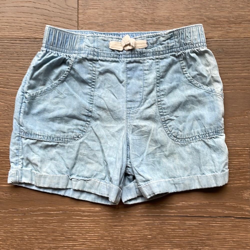 Wonder Nation 100% Cotton Elastic Waistband Kids Shorts Size Medium 7 8